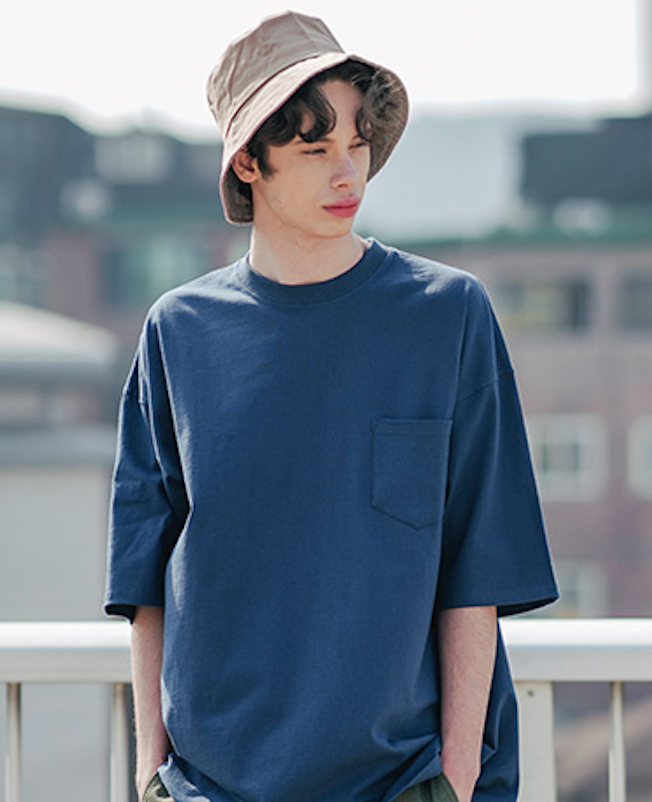 UNDERBASE(アンダーベース) CHILLER POCKET SWEAT SLEEVE NAVY ISST9086