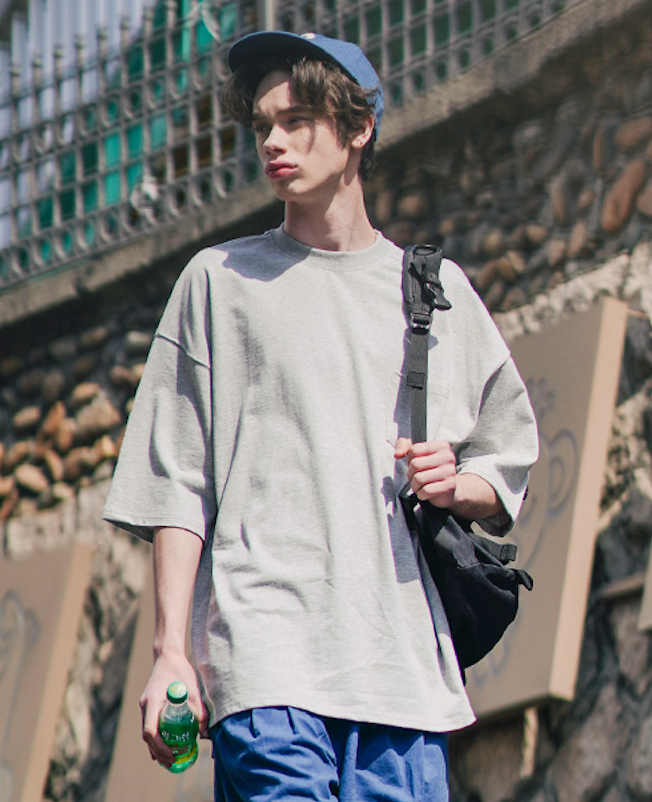 UNDERBASE(アンダーベース) CHILLER POCKET SWEAT SLEEVE GRAY ISST9086