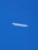 NOMANUAL(ノーマニュアル) D-R LOGO T-SHIRT - COBALT