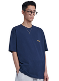 NOMANUAL(ノーマニュアル) D-R LOGO T-SHIRT - DARK NAVY