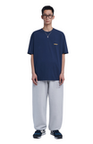 NOMANUAL(ノーマニュアル) D-R LOGO T-SHIRT - DARK NAVY