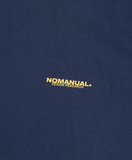 NOMANUAL(ノーマニュアル) D-R LOGO T-SHIRT - DARK NAVY