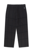NOMANUAL(ノーマニュアル) SQR LINE PANTS - CHARCOAL