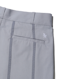 NOMANUAL(ノーマニュアル) SQR LINE PANTS - GRAY