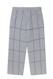 NOMANUAL(ノーマニュアル) SQR LINE PANTS - GRAY