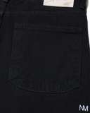 NOMANUAL(ノーマニュアル)  ONE TUCK REVERSED POCKET PANTS - BLACK