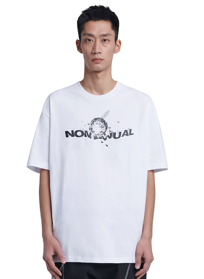 NOMANUAL(ノーマニュアル) DEMOLITION T-SHIRT - WHITE