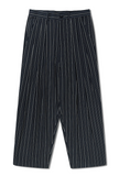NOMANUAL(ノーマニュアル) SEERSUCKER WIDE PANTS - BLACK