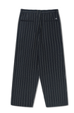 NOMANUAL(ノーマニュアル) SEERSUCKER WIDE PANTS - BLACK