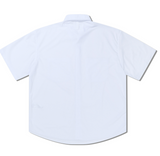NOMANUAL(ノーマニュアル) MESH SHORT SLEEVE SHIRTS - WHITE