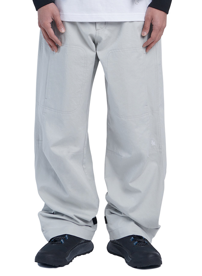 NOMANUAL(ノーマニュアル) UTILITY PANTS - LIGHT GRAY
