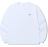 NOMANUAL(ノーマニュアル) NM BLOCK LONG SLEEVE - WHITE