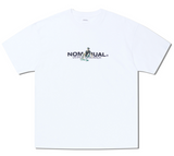 NOMANUAL(ノーマニュアル)  SKATER T-SHIRT - WHITE