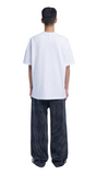 NOMANUAL(ノーマニュアル)  SKATER T-SHIRT - WHITE