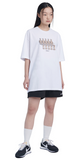 NOMANUAL(ノーマニュアル)  SKATER T-SHIRT - WHITE