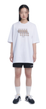 NOMANUAL(ノーマニュアル)  SKATER T-SHIRT - WHITE