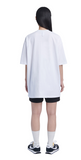 NOMANUAL(ノーマニュアル)  SKATER T-SHIRT - WHITE