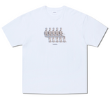 NOMANUAL(ノーマニュアル)  SKATER T-SHIRT - WHITE