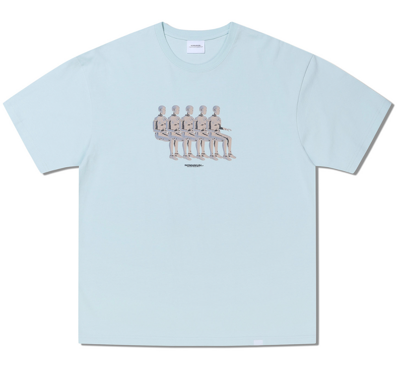 NOMANUAL(ノーマニュアル)  SKATER T-SHIRT - MINT