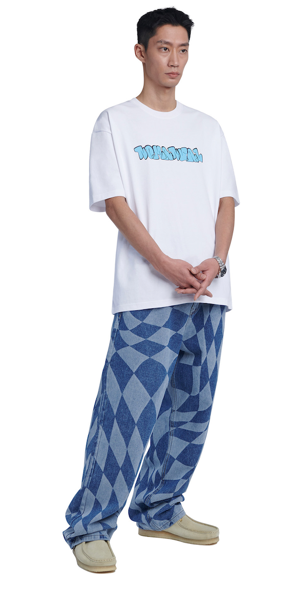 NOMANUAL(ノーマニュアル)  TUG T-SHIRT - WHITE