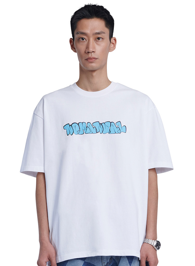 NOMANUAL(ノーマニュアル)  TUG T-SHIRT - WHITE