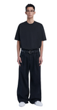NOMANUAL(ノーマニュアル)  NM BASIC T-SHIRT - BLACK