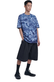 NOMANUAL(ノーマニュアル) D.R LOGO TIE DYE T-SHIRT - NAVY