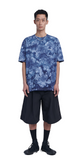 NOMANUAL(ノーマニュアル) D.R LOGO TIE DYE T-SHIRT - NAVY