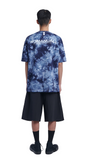 NOMANUAL(ノーマニュアル) D.R LOGO TIE DYE T-SHIRT - NAVY