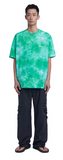 NOMANUAL(ノーマニュアル)  D.R LOGO TIE DYE T-SHIRT - GREEN