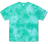 NOMANUAL(ノーマニュアル)  D.R LOGO TIE DYE T-SHIRT - GREEN