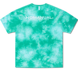NOMANUAL(ノーマニュアル)  D.R LOGO TIE DYE T-SHIRT - GREEN