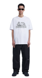 NOMANUAL(ノーマニュアル) NM FRIENDS T-SHIRT - WHITE