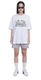 NOMANUAL(ノーマニュアル) NM FRIENDS T-SHIRT - WHITE