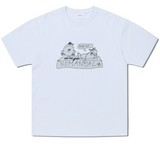 NOMANUAL(ノーマニュアル) NM FRIENDS T-SHIRT - WHITE