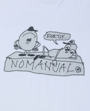 NOMANUAL(ノーマニュアル) NM FRIENDS T-SHIRT - WHITE