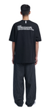 NOMANUAL(ノーマニュアル) NM FRIENDS T-SHIRT - BLACK