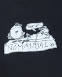 NOMANUAL(ノーマニュアル) NM FRIENDS T-SHIRT - BLACK