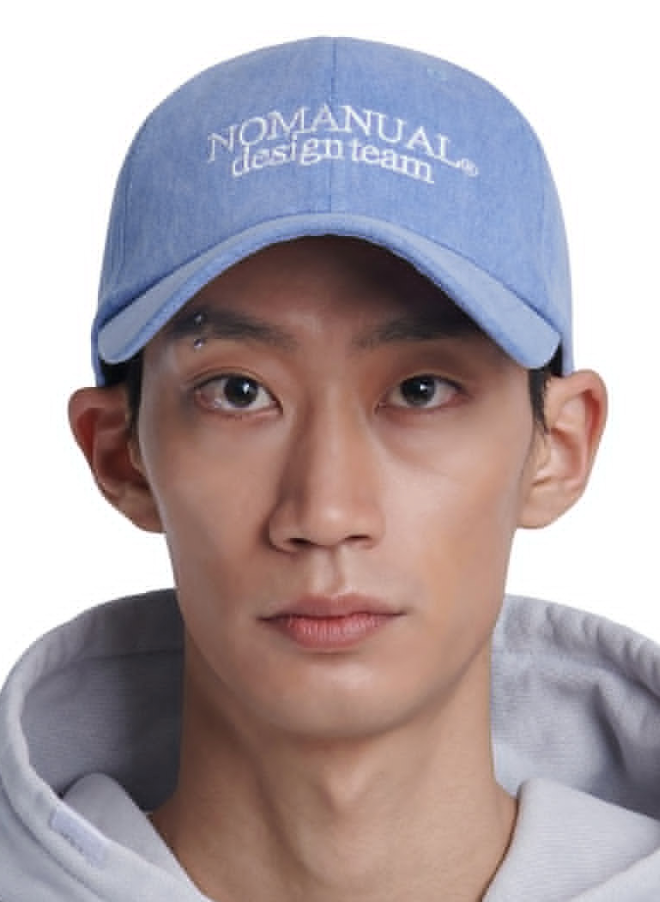 NOMANUAL(ノーマニュアル) P.DYED DT BALL CAP - SKYBLUE