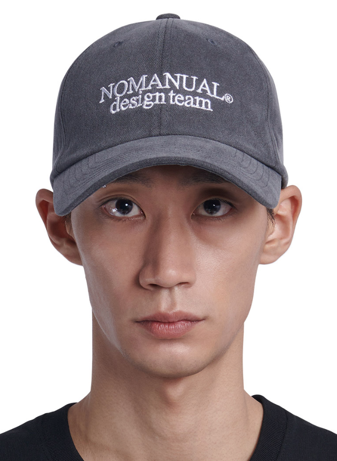 NOMANUAL(ノーマニュアル) P.DYED DT BALL CAP - CHARCOAL