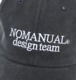 NOMANUAL(ノーマニュアル) P.DYED DT BALL CAP - CHARCOAL