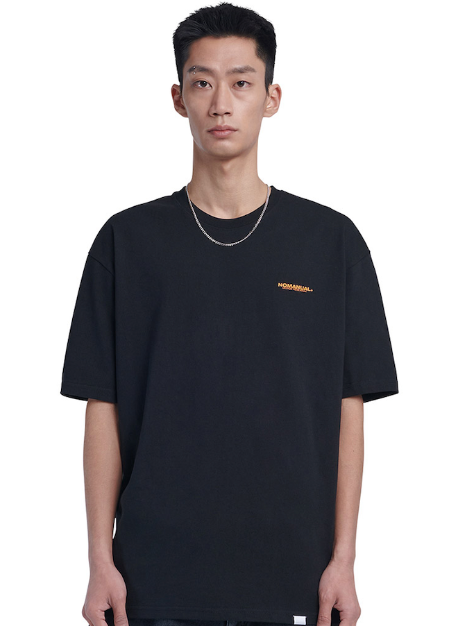 NOMANUAL(ノーマニュアル)  N.M.D T-SHIRT - BLACK