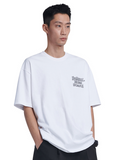 NOMANUAL(ノーマニュアル)  DOODLE LOGO T-SHIRT - WHITE