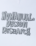 NOMANUAL(ノーマニュアル)  DOODLE LOGO T-SHIRT - WHITE