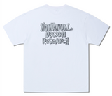 NOMANUAL(ノーマニュアル)  DOODLE LOGO T-SHIRT - WHITE