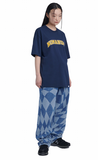 NOMANUAL(ノーマニュアル)  3T ARCH LOGO T-SHIRT - DARK NAVY