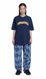 NOMANUAL(ノーマニュアル)  3T ARCH LOGO T-SHIRT - DARK NAVY