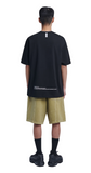 NOMANUAL(ノーマニュアル) MOTION GRAPHIC T-SHIRT - BLACK