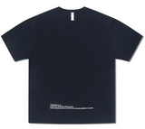 NOMANUAL(ノーマニュアル) MOTION GRAPHIC T-SHIRT - BLACK