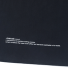 NOMANUAL(ノーマニュアル) MOTION GRAPHIC T-SHIRT - BLACK